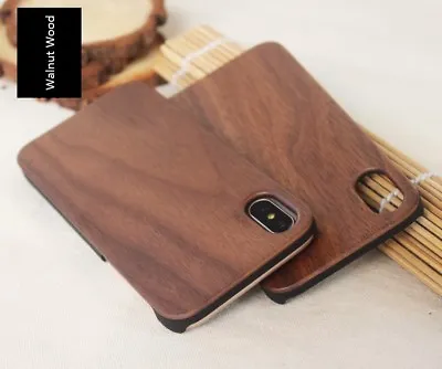 £5.99 • Buy Real Natural Wooden Wood Phone Case Cover Apple IPhone 12 11 XS Max XR X 8 7 6 +