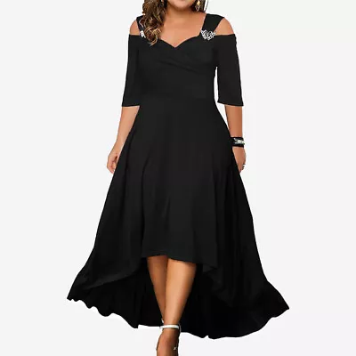 Plus Size Womens Party Maxi Dress Ladies Cocktail Evening Party Swing Ball Gown • $54.49