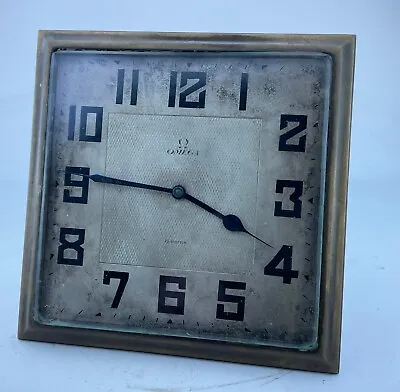 £1132.29 • Buy Omega Art Deco Desk Clock 8 Days
