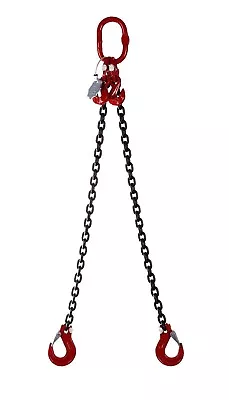 1mtr X 2 Leg 7mm Lifting Chain Sling 2.12 Tonne With Shortners  • £58