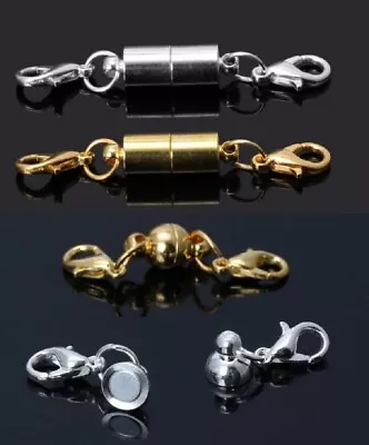£5.49 • Buy Gold Silver Strong Magnetic Converter Necklace Bracelet Easy Clasp Connector K8