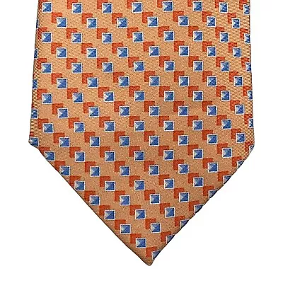 Michael Kors Mens Classic Shadow Square Tie Orange • $10.99