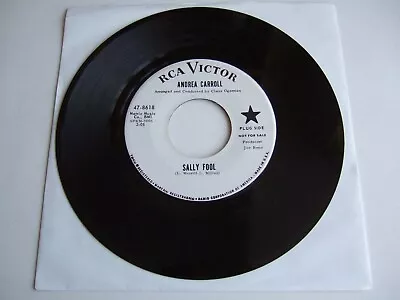 Andrea Carroll - Sally Fool / Mr. Music Man - RCA Victor - Vinyl 7  45 RPM • $17.43