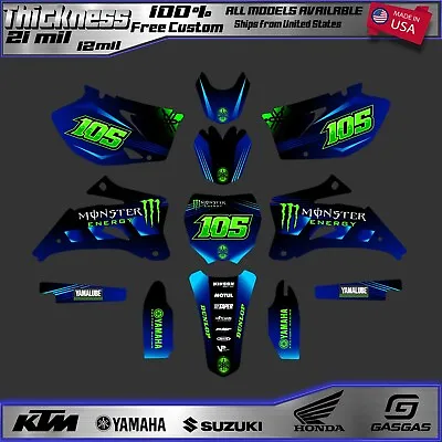 Yamaha YZ250F YZ450F 2006 2007 2008 2009 Stickers Decals Graphics Kit • $131.20