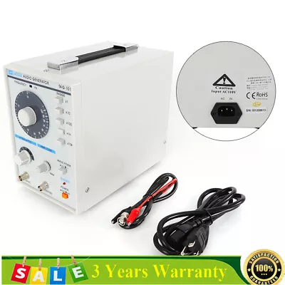 10Hz-1MHz Sine/Square Waves Audio/Low Frequency Signal Generator W/Power Cord • $64.60