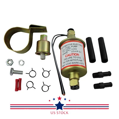 $19.86 • Buy New Universal Electric Fuel Pump Gas Diesel Marine Carbureted Kits E8016s