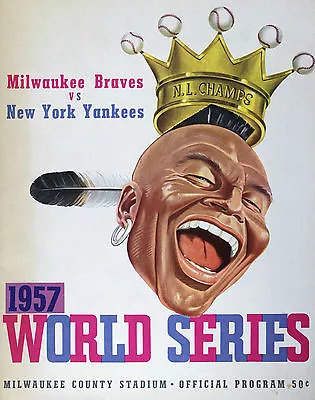 1957 Milwaukee Braves World Series Program Cover Photo. Braves Win Series 8x10  • $4.99