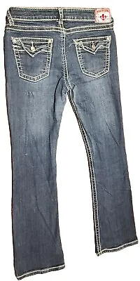 Miss Chic Bootcut Jeans Women's Size 11 (31x31.5) VTG USA Denim Medium Wash • $12.42