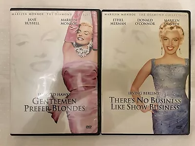 Lot Of 2 Marilyn Monroe DVDs Gentlemen Prefer Blondes & There’s No Business … • $7.89