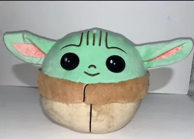 Star Wars The Mandalorian Baby Yoda Grogu Plush Toy Pillow 10 Inch • $25.99