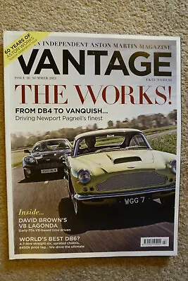 Vantage Aston Martin Magazine 10 DB4 Vanquish V8 Lagonda DB6 Geoff Duke V8 EFi  • $22.37