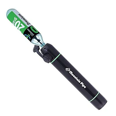 Genuine Innovations Bike Mountain Pipe 2 In 1 CO2 Presta Schrader Tyre Hand Pump • £19.99