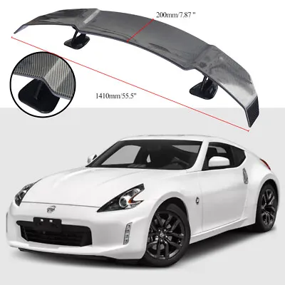 56 INCH GT-Style Tail Spoiler Wings Carbon Fiber Look For NISSAN 350Z 370Z • $129.65