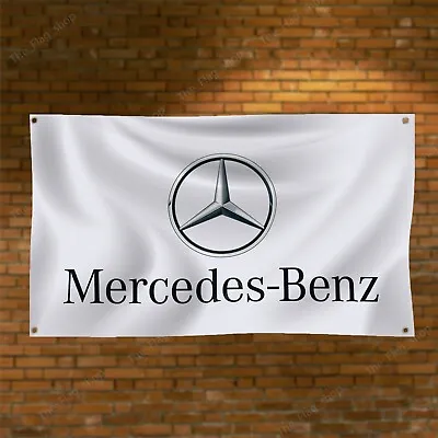 Mercedes Benz Amg Flag Banner 3x5ft Classic Garage Shop Man Cave Wall Decor Sign • $14.95