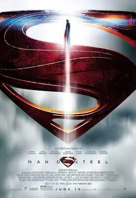 398483 Man Of Steel Movie Henry Cavill Amy Adams WALL PRINT POSTER US • $33.95