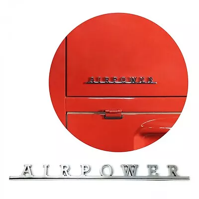 VW Airpower Script Emblem Badge For Volkswagen Bug Beetle Bus Ghia Thing T3 T4 • $34.95