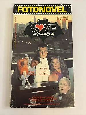 Fotonovel Love At First Bite 1st Printing 1979 Paperback Hamilton James • $8.99