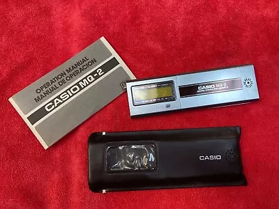 Casio MQ-2 Vintage Micro Computer -Timer Calculator- Case Instr.  Batteries • $60