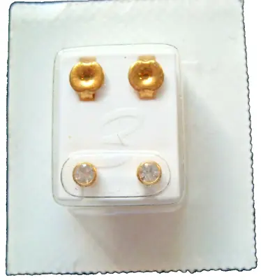 New = Caflon Cubic-zirconia Surgical Stud Earrings (free Postage = In The U.k.) • £2.95