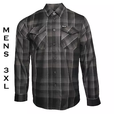 DIXXON FLANNEL X MEGADETH Flannel Shirt Collab - Men's 3XL • $99.99