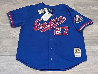 Vladimir Guerrero Mitchell & Ness Montreal Expos MLB BP Jersey Men's 2XL 52 NWT • $100