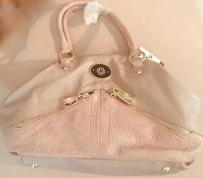 Mischa Barton Lovely NWT Rodeo Tote Nude Pastel Pink W Purse Pockets RR $95.00 • $38