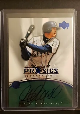 ICHIRO SUZUKI 2004 Upper Deck AUTO PRO SIGS FUTURE NMMT INSERT Seattle Mariners • $20