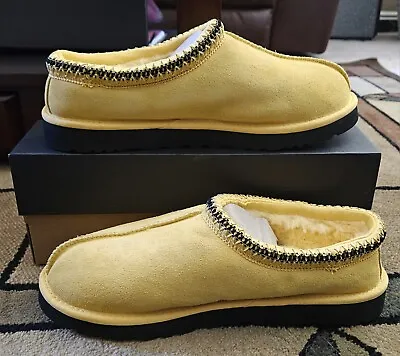 New Men’s Size 11 Corn Yellow Ugg Tasman Classic Suede Sheepskin Slippers 5950 • $64.50