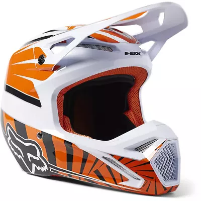 NEW Fox LE V1 G.O.A.T Orange Kids Motocross Dirt Bike Helmet • $199