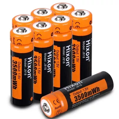 AA Battery 3500mwh 1.5v Li-ion Lithium Rechargeable Aa Battery CE/ROHS Certified • £44.99