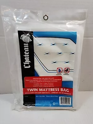 NEW 2 PACK TWIN SIZE MATTRESS BAGS For Moving Or Storage 40x12x86  2 MILS Thick • $12.99