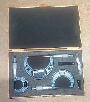 Mitutoyo 103-927 Outside Micrometer Set (3 Piece Set) • $50