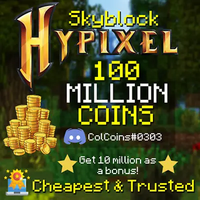 100 Million Coins | Hypixel Skyblock | Fast Cheap And Safe 💰 • $16.99