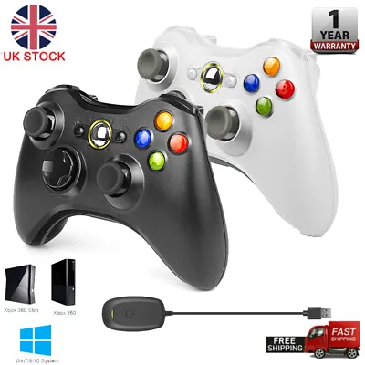 Wireless Game Remote Gamepad Controller For Microsoft Xbox 360/Slim/E Console • £17.99