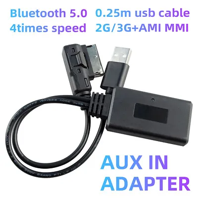 For Audi VW AUX Audio Cable Adapter AMI MDI MMI To USB Bluetooth Music Interface • $13.15