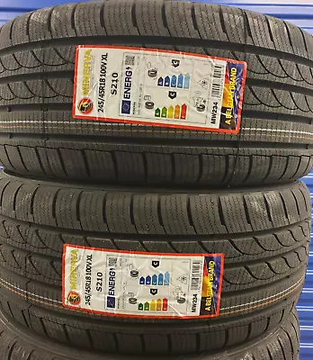 2x Rotalla/minerva 245/45 R18 Xl 100v Winter/snow/ice 245 45 18 2454518 M&s • $197.29