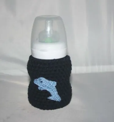 Handmade Crochet Baby Bottle COVER / PERSONALIZED  • £5.31