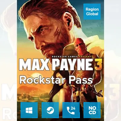 Max Payne 3 Rockstar Pass DLC For PC Game Steam Key Region Free • $4.12