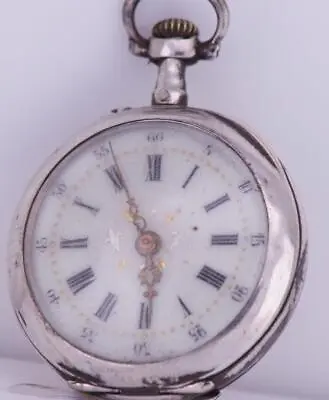 Antique Imperial Russ Tsar's Era Silver Pocket Watch LeCoultre Caliber C1890s • $659.04