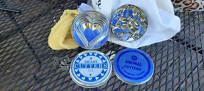 Veritas Set Of 10 Animal Tin Cutters 6 Elizabeth David Heart Cutters Italy • $15