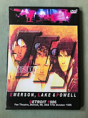 Emerson Lake & Powell - Live At Fox Theater 1986 DVD ELP • $13.55