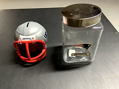 $19.95 • Buy New England Patriots Mini Helmet Bank & Jar - New