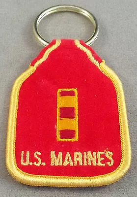 US Marine Corps Chief Warrant Officer 2 ( CWO2 ) Rank Embroidered Keychain • $5.75