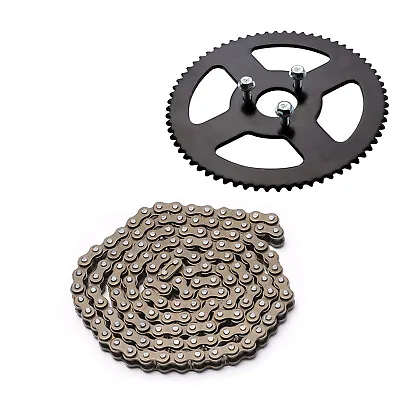 25H Chain 136 Links + Sprocket For 2 Stroke 47cc 49cc ATV Mini Dirt Pocket Bike  • $21.20