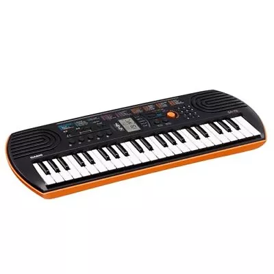 CASIO Mini Keyboard 44 Key Black & Orange Electronic Keyboard SA-76 F/S • $115.30