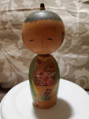 Vintage Japanese Wooden Kokeshi Doll 5  EUC! • $20