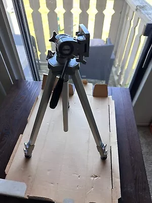 Vintage Velbon Tripod VE-3 Professional Tripod Silver 22 -63  Camera Video • $24.99