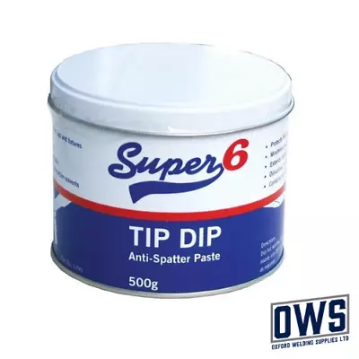 Tip Dip Anti Spatter Gel Paste Mig Welding Torch Nozzle Super 6 500g Tin • £12.08