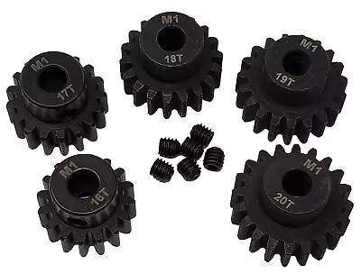 NHX RC MOD1 5mm Bore Hardened Steel Pinion Gears: 16T 17T 18T 19T 20T • $19.95