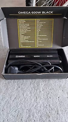 Omega Black 600W Digital Dimmable Ballast 660w 600w 400w 250w Hydroponics • £20